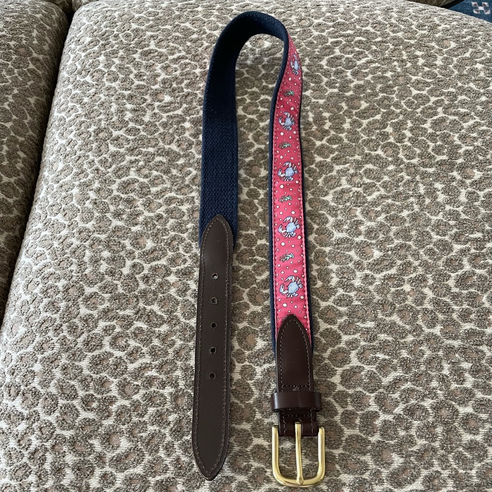 Boys Vineyard Vines Crab Belt Size 28